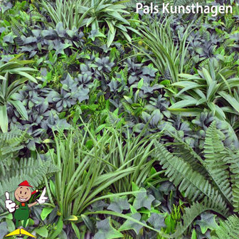 Jungle green kunsthaag