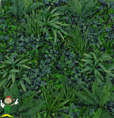 Jungle artificial hedge