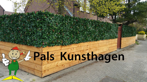 kunsthaag als tuinschermverhoging