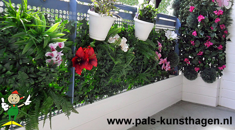 balkonafscheiding van kunsthaag