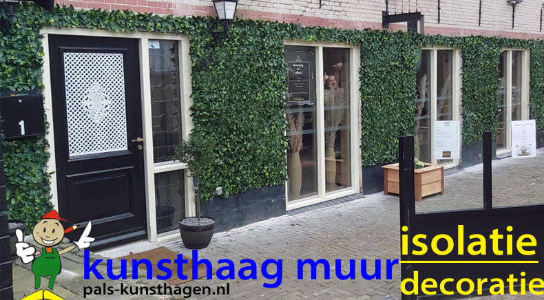 kunsthaag als muurisolatie