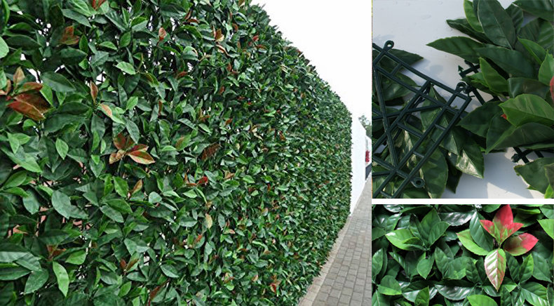 Heester kunsthaag als tuinafscheiding