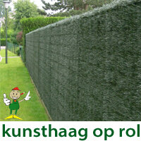Kunsthaag op rol